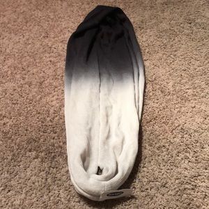 Ombré white-grey-Black ombré scarf new with tag